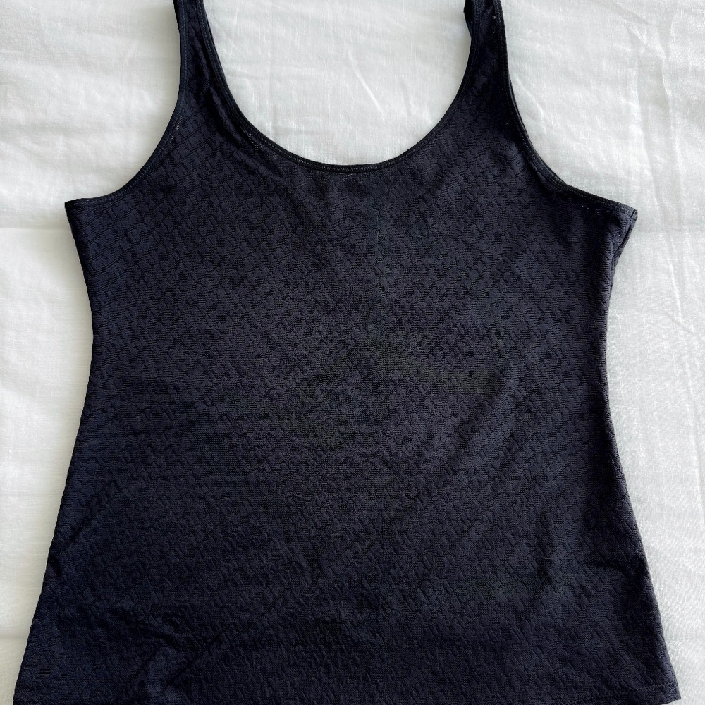 SKIMS Logo Mesh Tank Size M